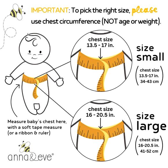 NWT Anna & Eve Baby Swaddle Strap – 100% Cotton, Adjustable, Safe & Breathable - Picture 7 of 7